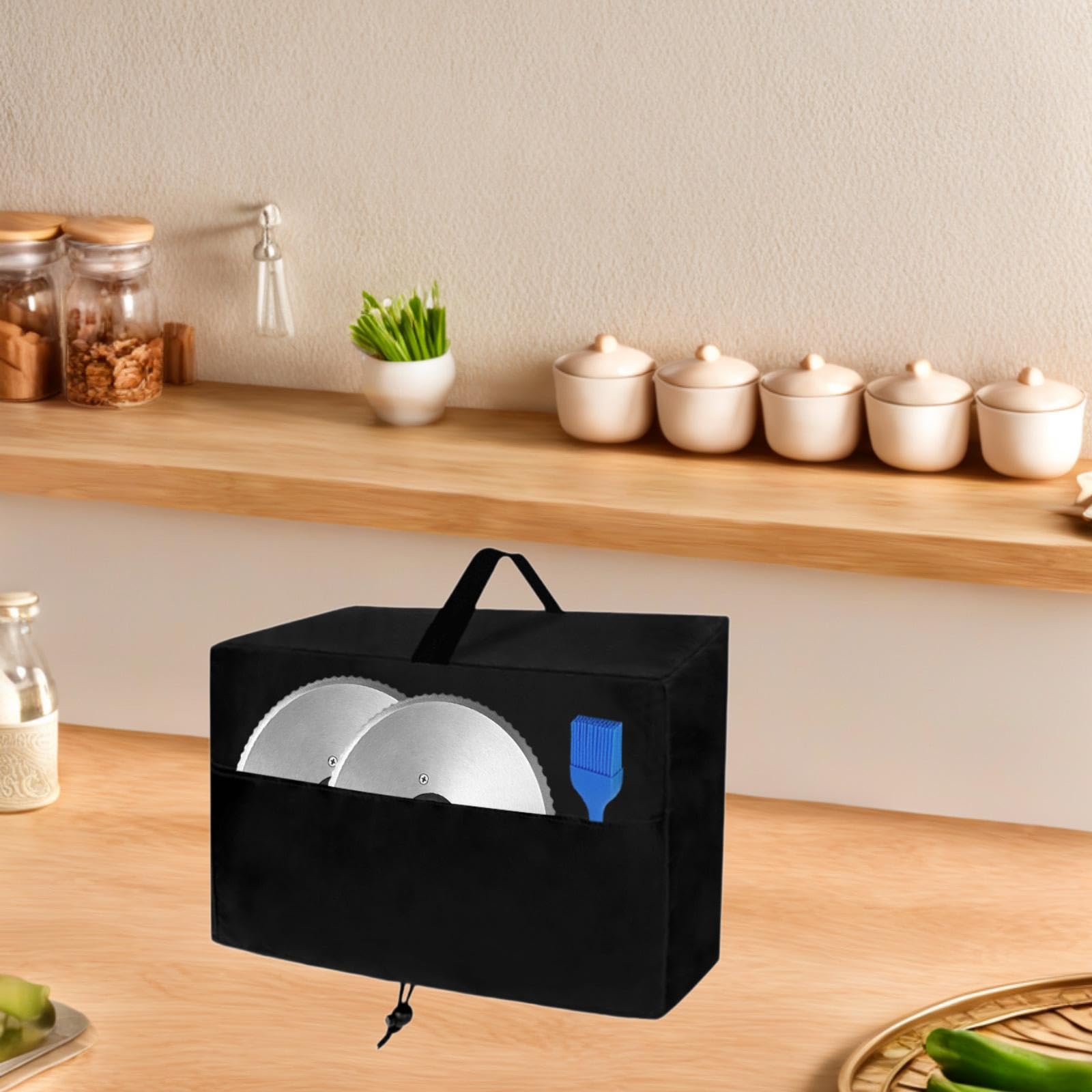 Housse De Protection Pour Trancheuse à Viande - Tissu Oxford 600D Imperméable - Dimensions 40x33x33 Cm