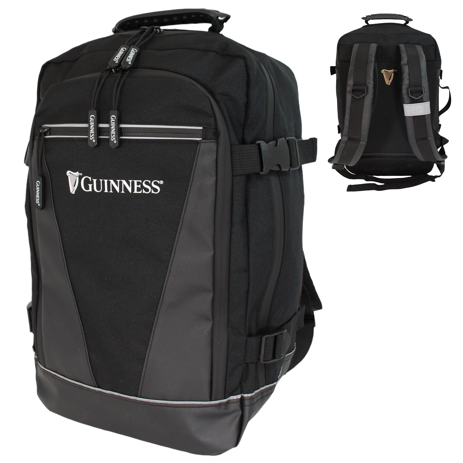 Compare 2xofficial guinness 3-in-1 cabin backpack with wheels