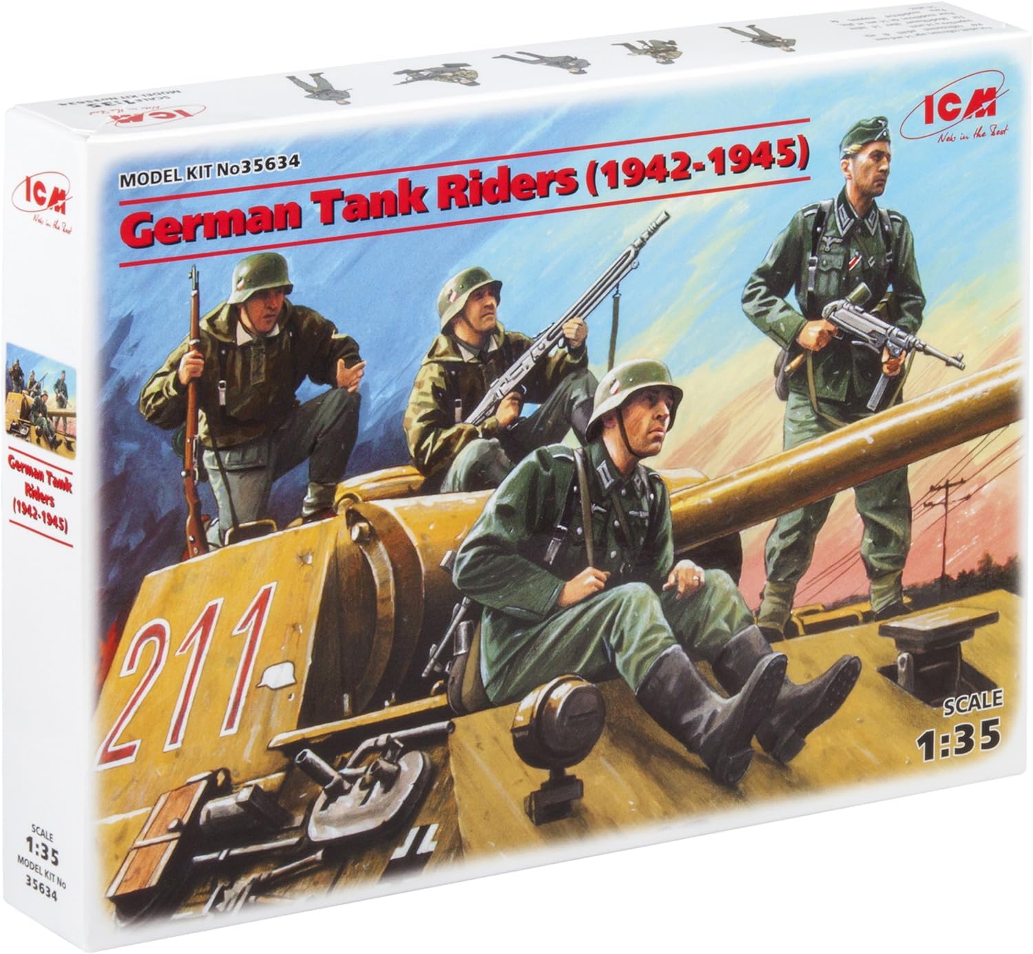 ICM Models German Tank Riders 1942-1945 Kit