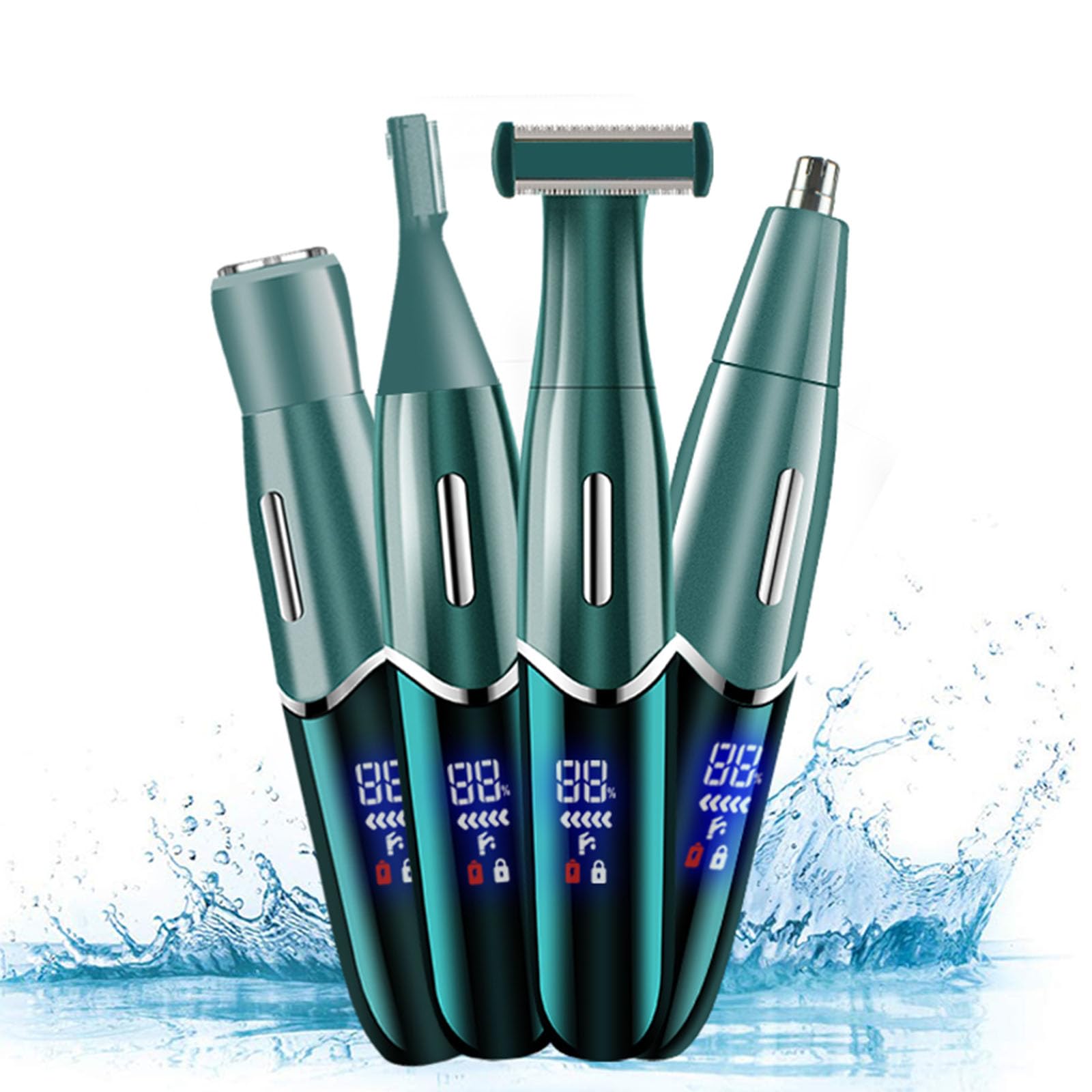 4 In1 épilateur électrique femmes rasoir rasoir de sourcils jambe visage épilateur tondeuse Rechargeable dame rasage