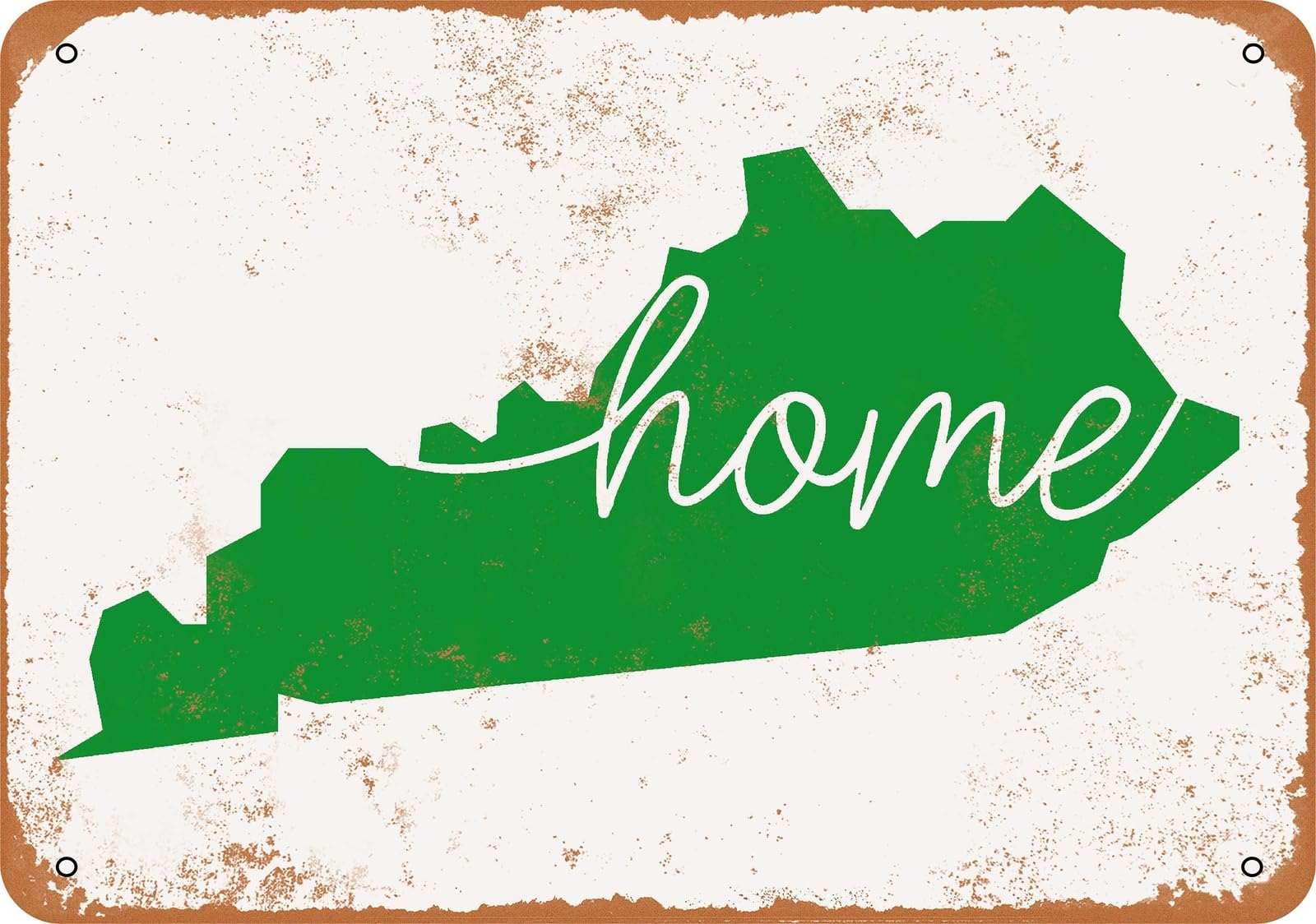 Metal Sign - Home Kentucky - Vintage Look home decor