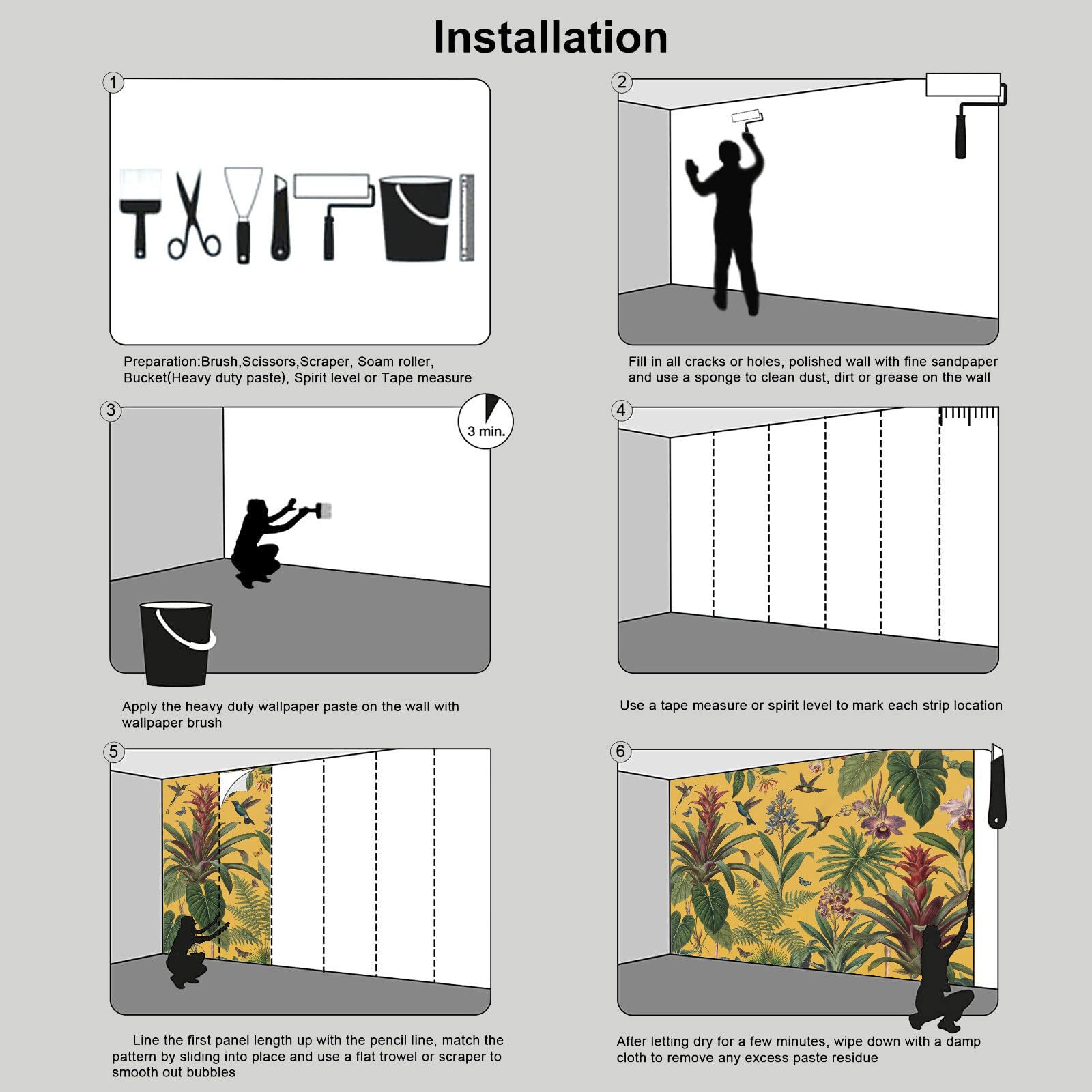 Carta Da Parati Ananas Colibrì Piante Del Pacifico Meridionale Carta Da Parati Fotomurali Poster Murale Soggiorno Camera Letto Minimalista Tv Sfondo, 300X210Cm