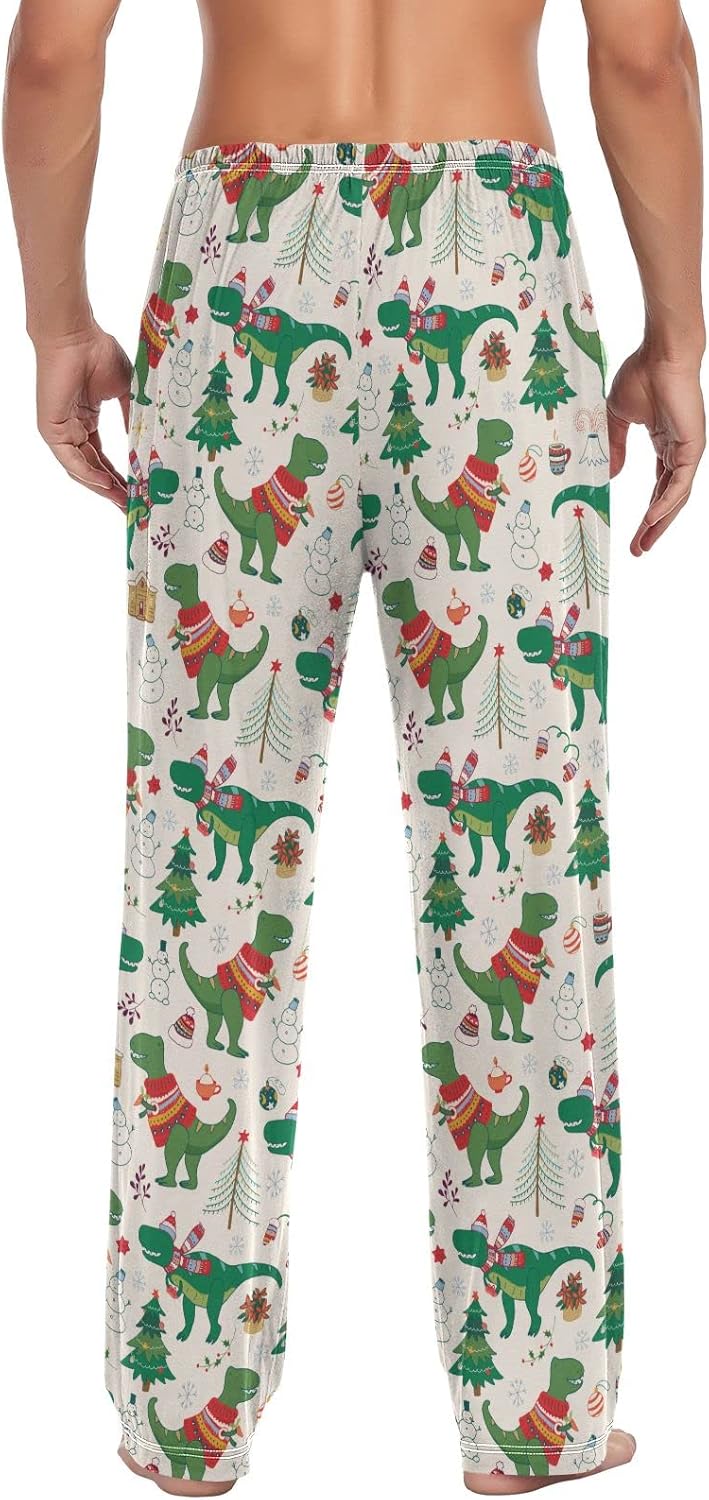 Ollabaky Men's Pajama Pants Pjs Bottoms with Pockets Sleep Lounge Pants for Men - Image 2