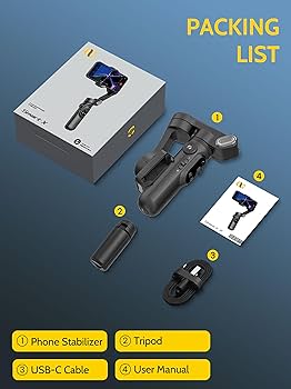 Amazon.co.jp: AOCHUAN 3軸携帯電話ジンバルスタビライザー