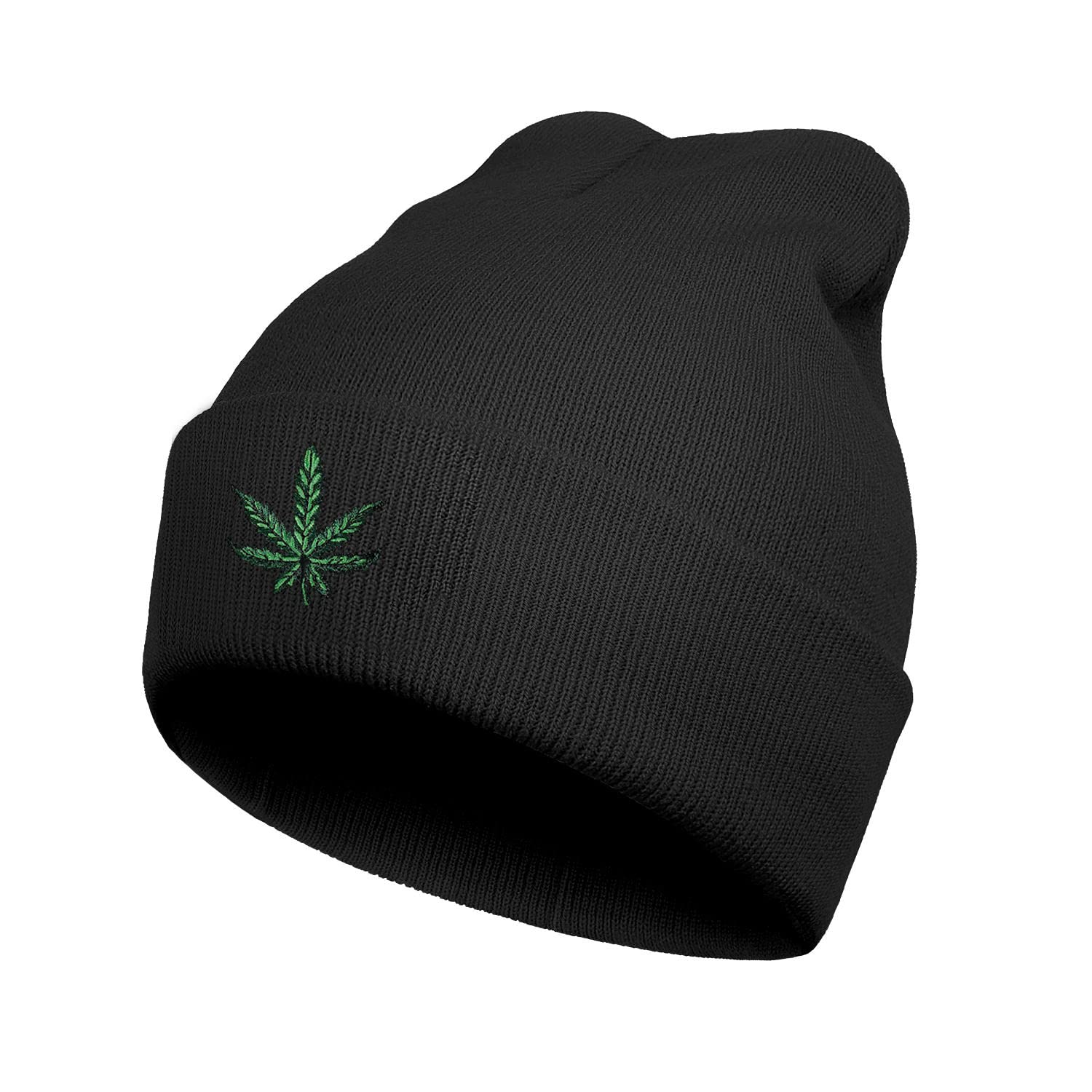 Cool Graphic Beanie para hombre y mujer, color negro