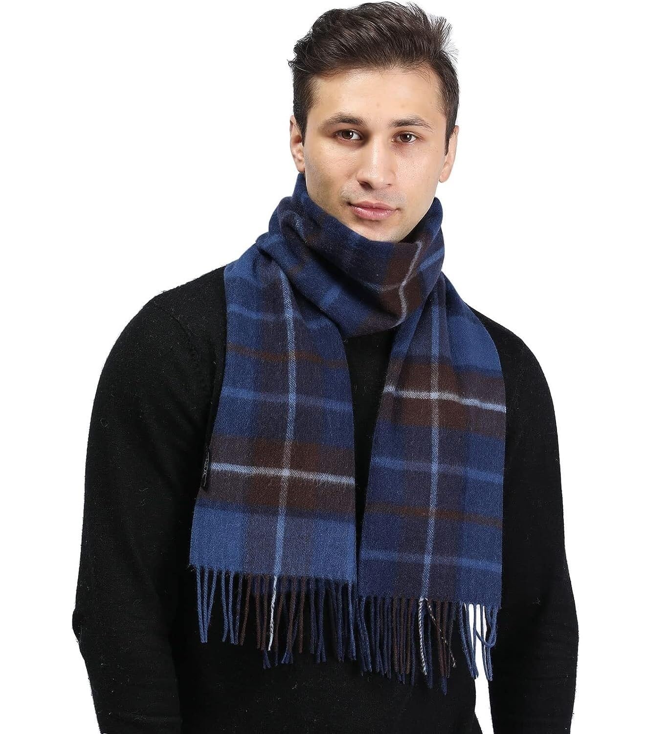 Bufanda Chal Bufanda De Invierno Para Hombre, Bufanda De Tartán A Cuadros Suave Y Cálida, Multicolor Suave y Cálida
