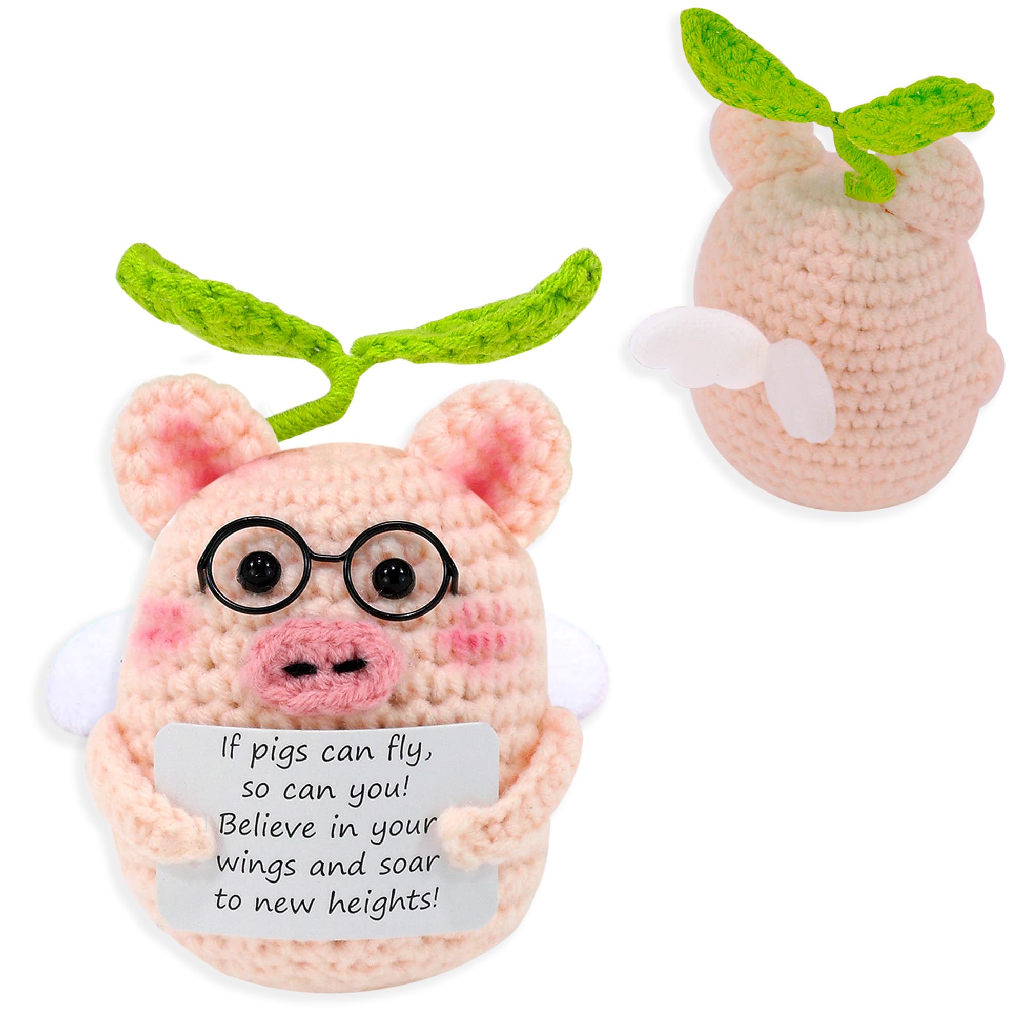 Amazon.com: QNNEFF Mini Funny Positive Pig Cute Emotional Support