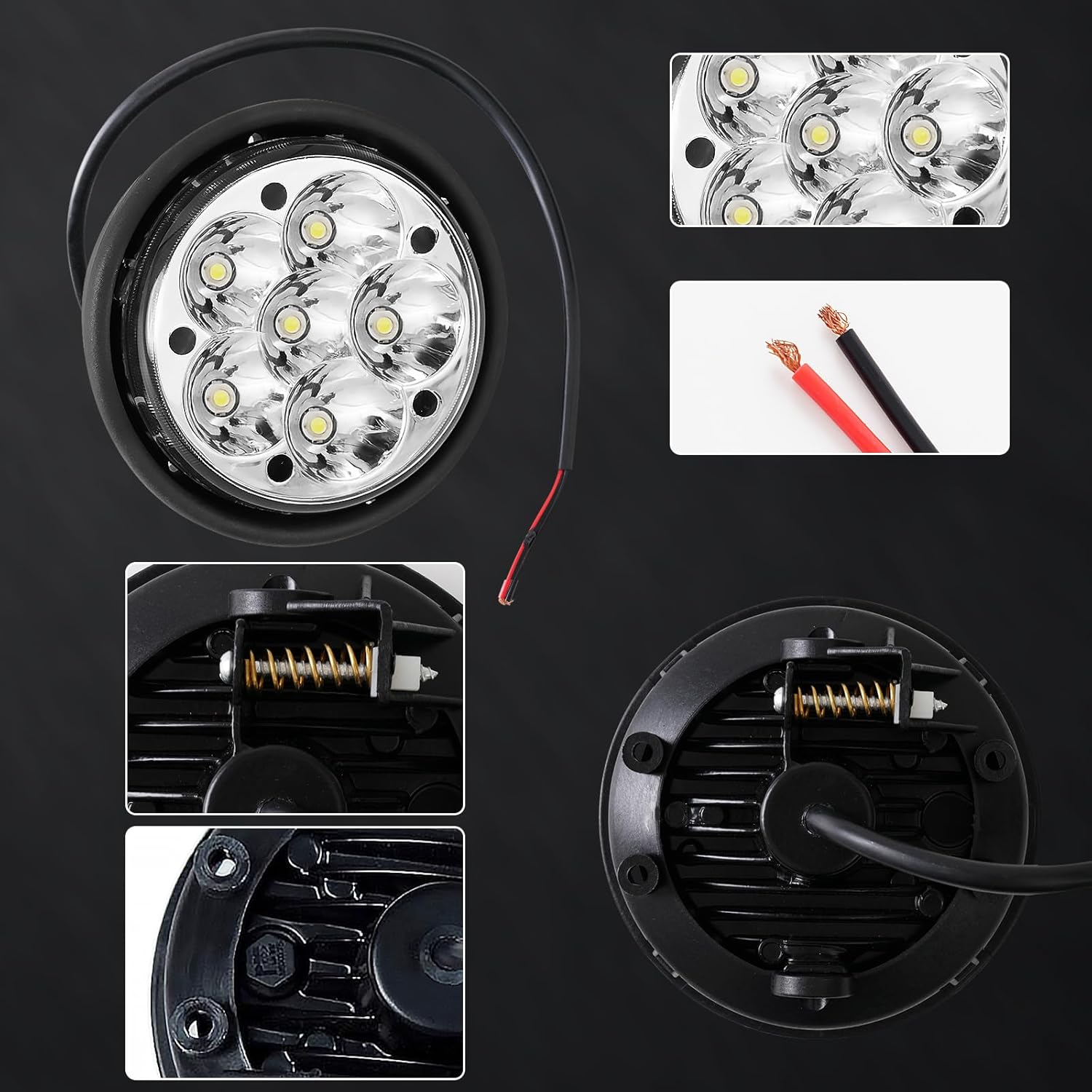 2pcs Freightliner Columbia led Fog Light, fog lamp A06-32497000 2004-2008 truck