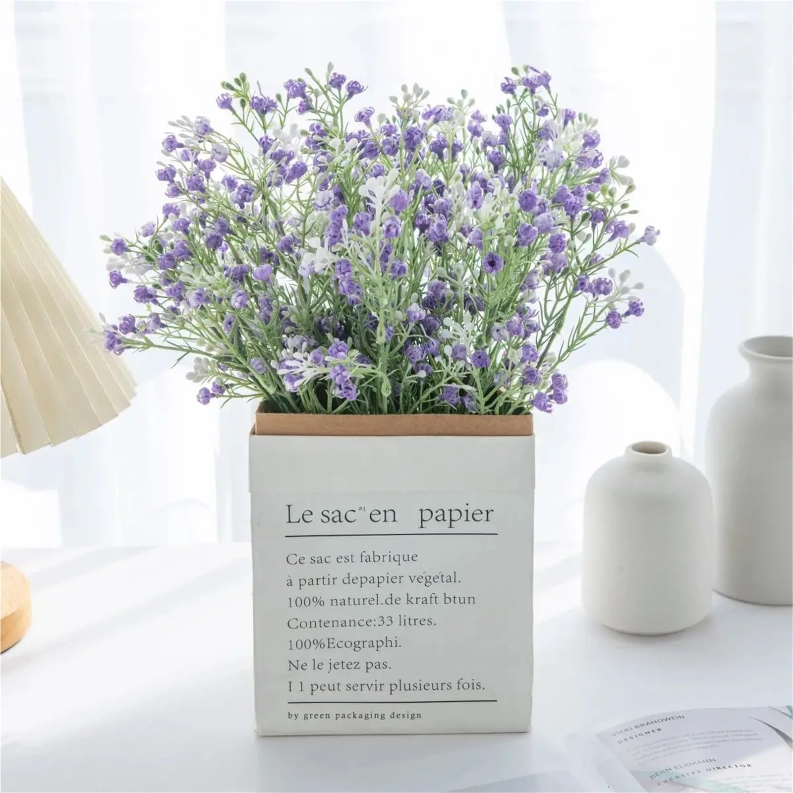 Künstliche Blumen, 10 Stück, künstliche Blumen, Hochzeit, Brautstrauß, Weihnachten, Heimdekoration, Vase, DIY-Geschenk, Fotografie-Requisite (4)