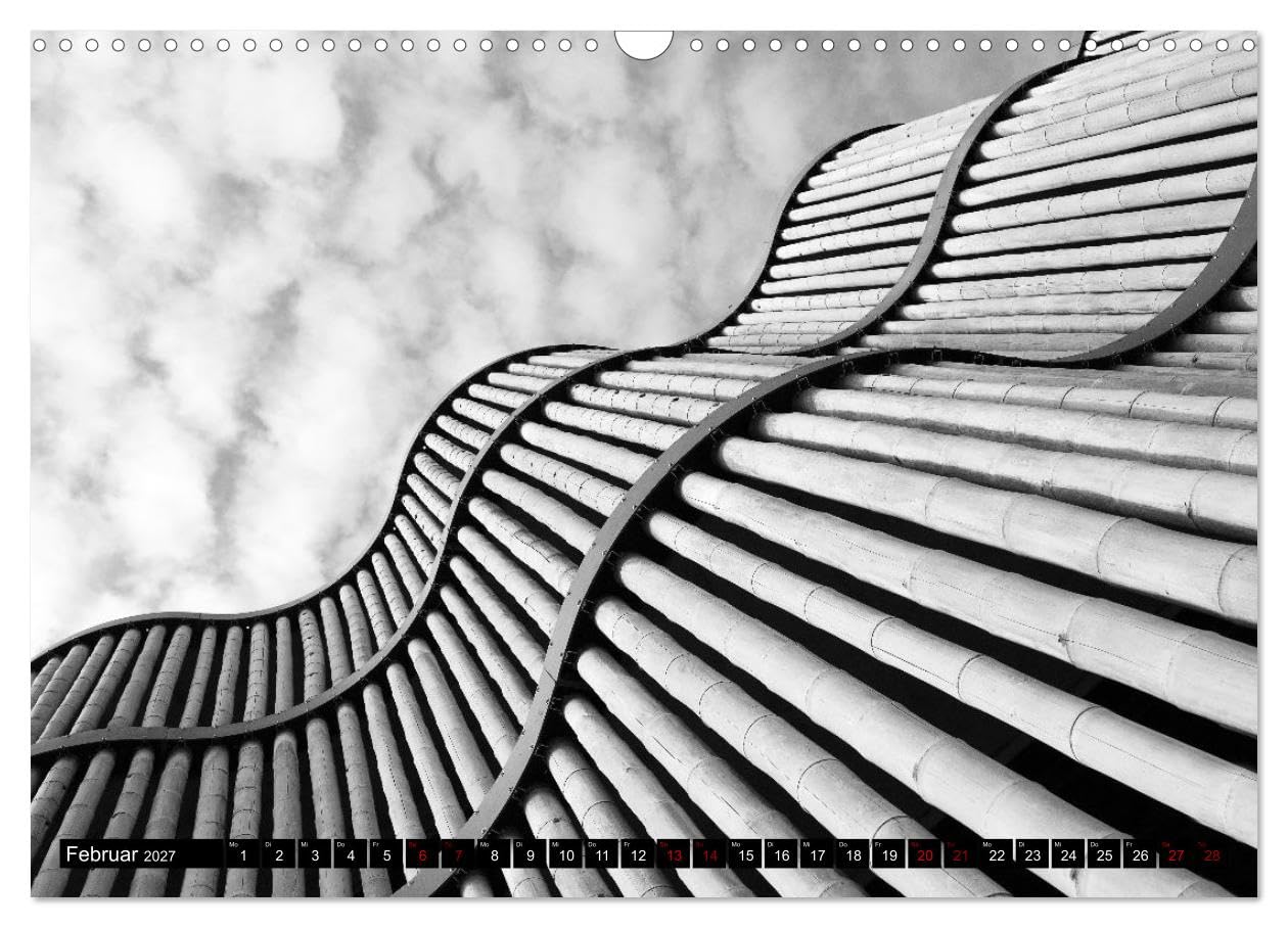 CALVENDO - fine Art - Architektur (Wandkalender 2027 DIN A3 quer), Monatskalender: Architektur in Leipzig