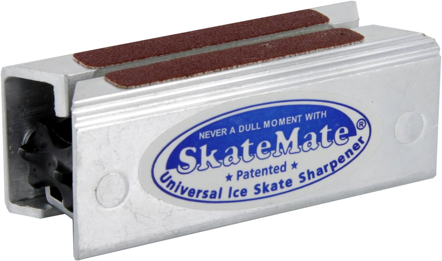 Patented Handheld Ice Skate Sharpener/Conditioner for All ice Skates, Ice Hockey, Speed Skates or Dance!