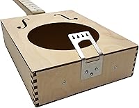 Vista 2 de Kit de guitarra resonadora "Hubcap Howler" de 4 cuerdas - Escala de 23" GDGB