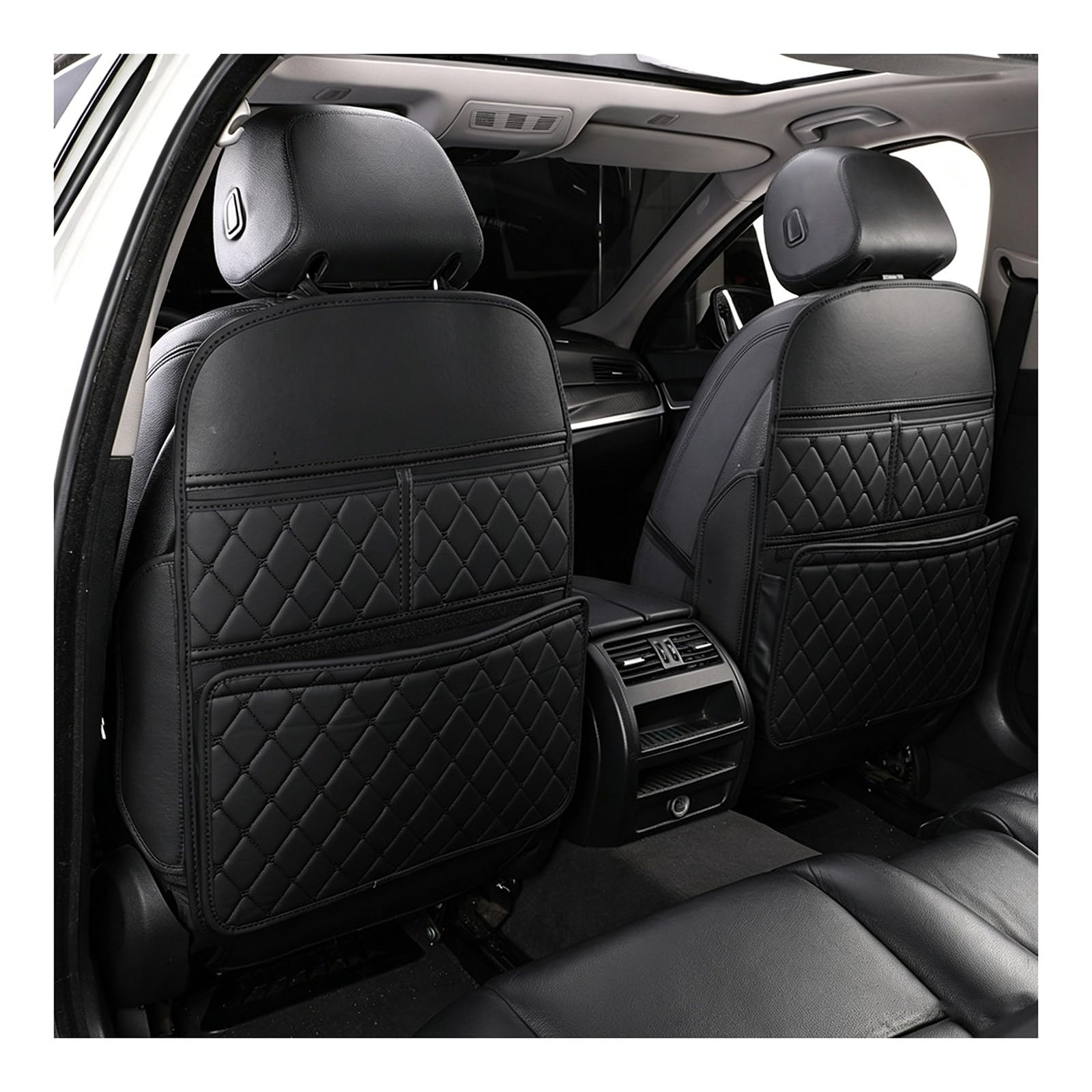 Protezione Sedile Auto Bambini, per Dacia Bigster 2025-2026 SUV Coprisedile Posteriore Impermeabile Organizzatore Tasche Salva Sedili Accessori,A