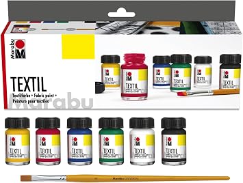 Marabu Textil Fabric Paint Starter Set 6x15ml