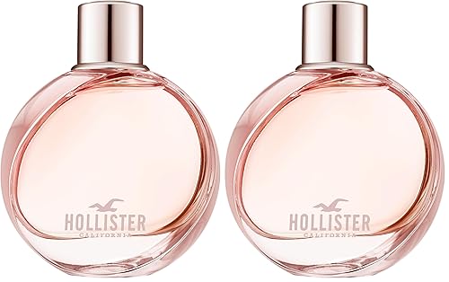 Hollister Wave Women Eau De Parfum, 3.4 onzas (paquete de 2)