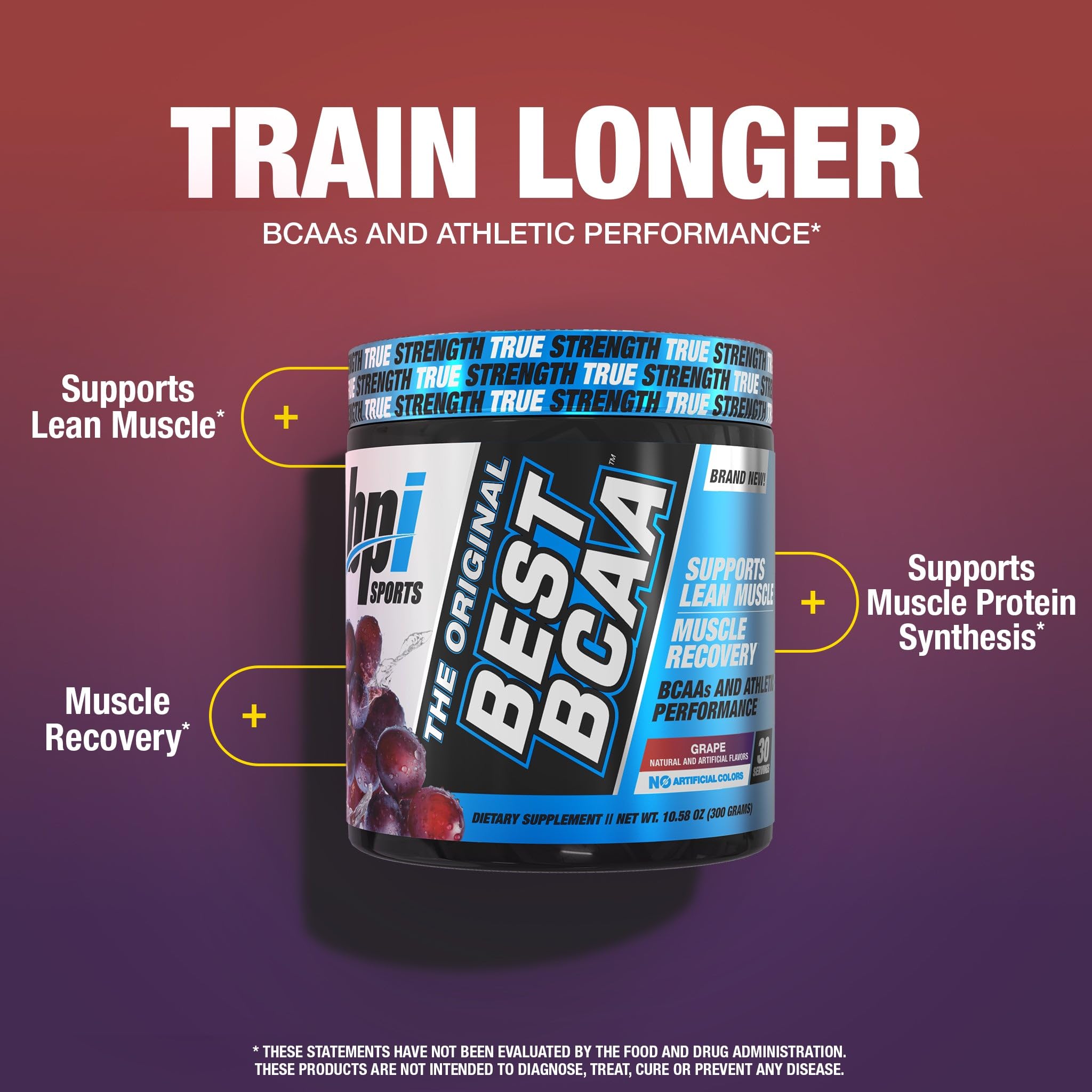 BPI Sports Best BCAA Powder – Muscle Recovery Support, Grape, 30 Servings — Amazon image 7