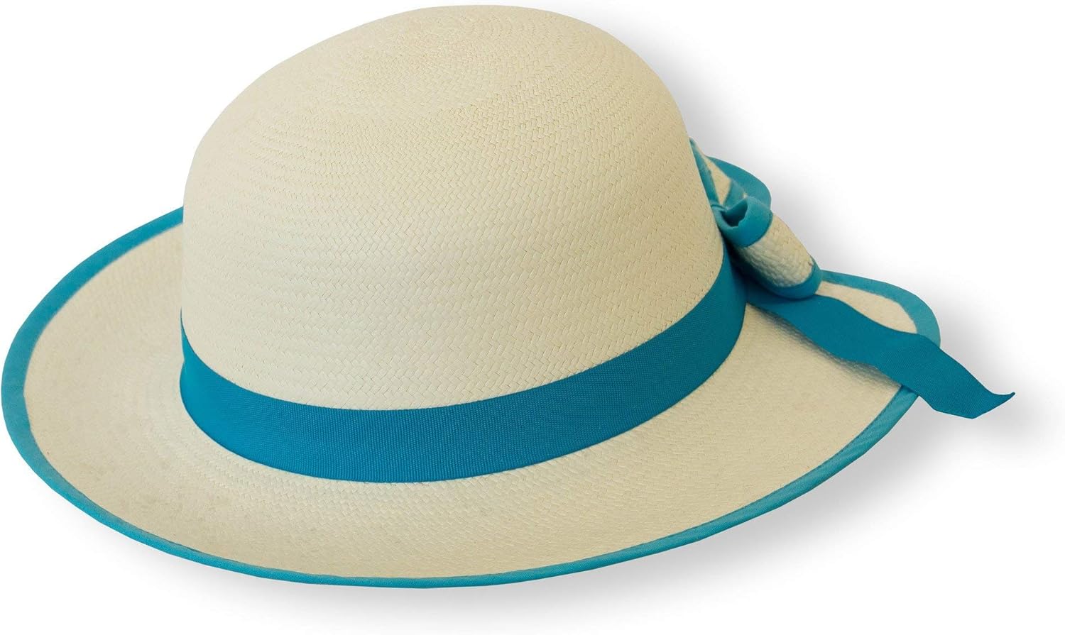 Tumia - Girl's Genuine Panama Hat with Bow - Children's