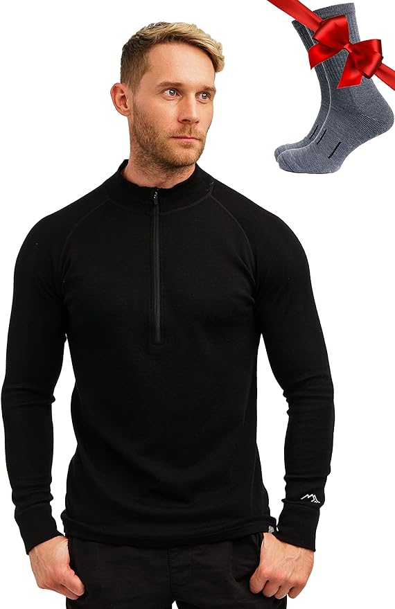 Merino Wool Base Layer Sweater