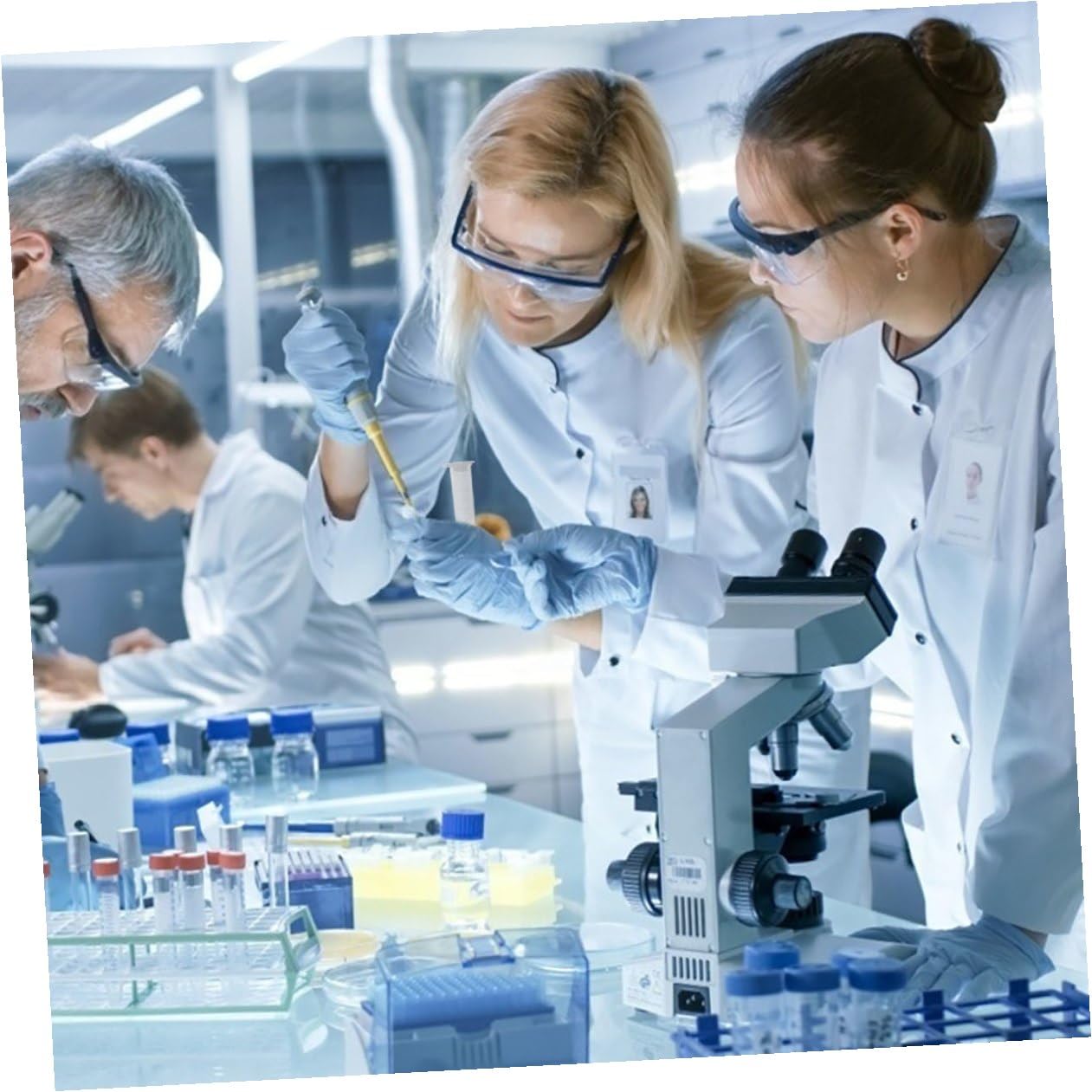 Ipetboom 200 Provette da Centrifuga Tappo 10 Ml, Tubi Scala Graduata Trasparente per Laboratorio Scientifico e Sperimentale, Contenitori per Campioni Liquidi Chiusura a Tenuta per Uso