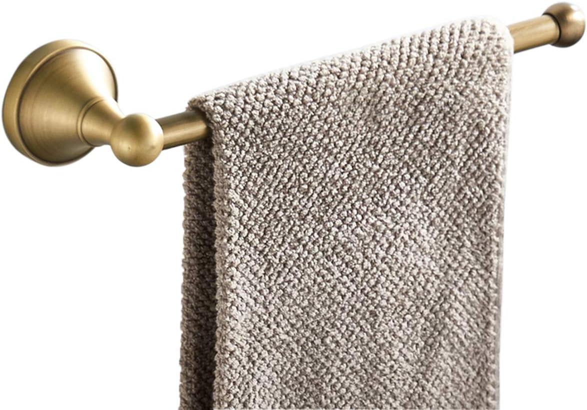 Flybath Open Towel Ring Bar Antique Brass Hanger Holder Wall Mounted, 29 cm /...