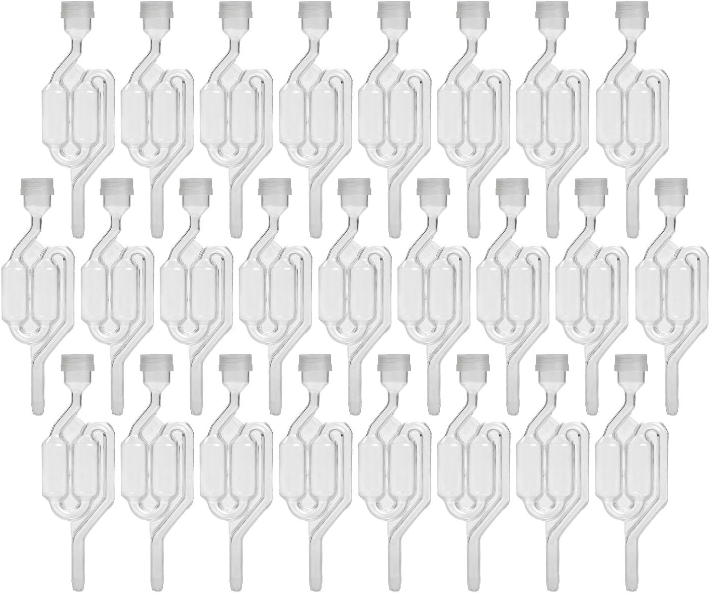 Home Brew Ohio Twin Bubble Airlock Set of 20