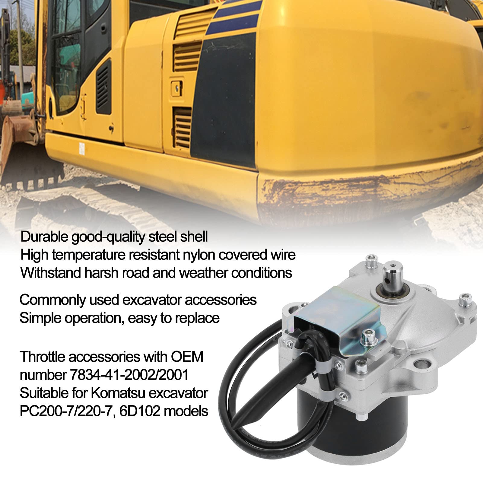 メンテナンス KOMATSU Amazon.com: Excavator Throttle Motor Fuel Governor Komatsu