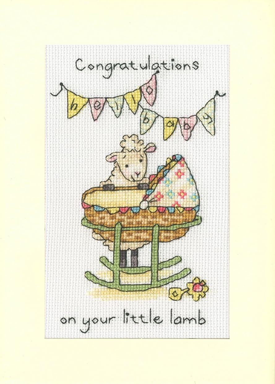 Bothy Threads Counted Cross Stitch Kit - Little Lamb