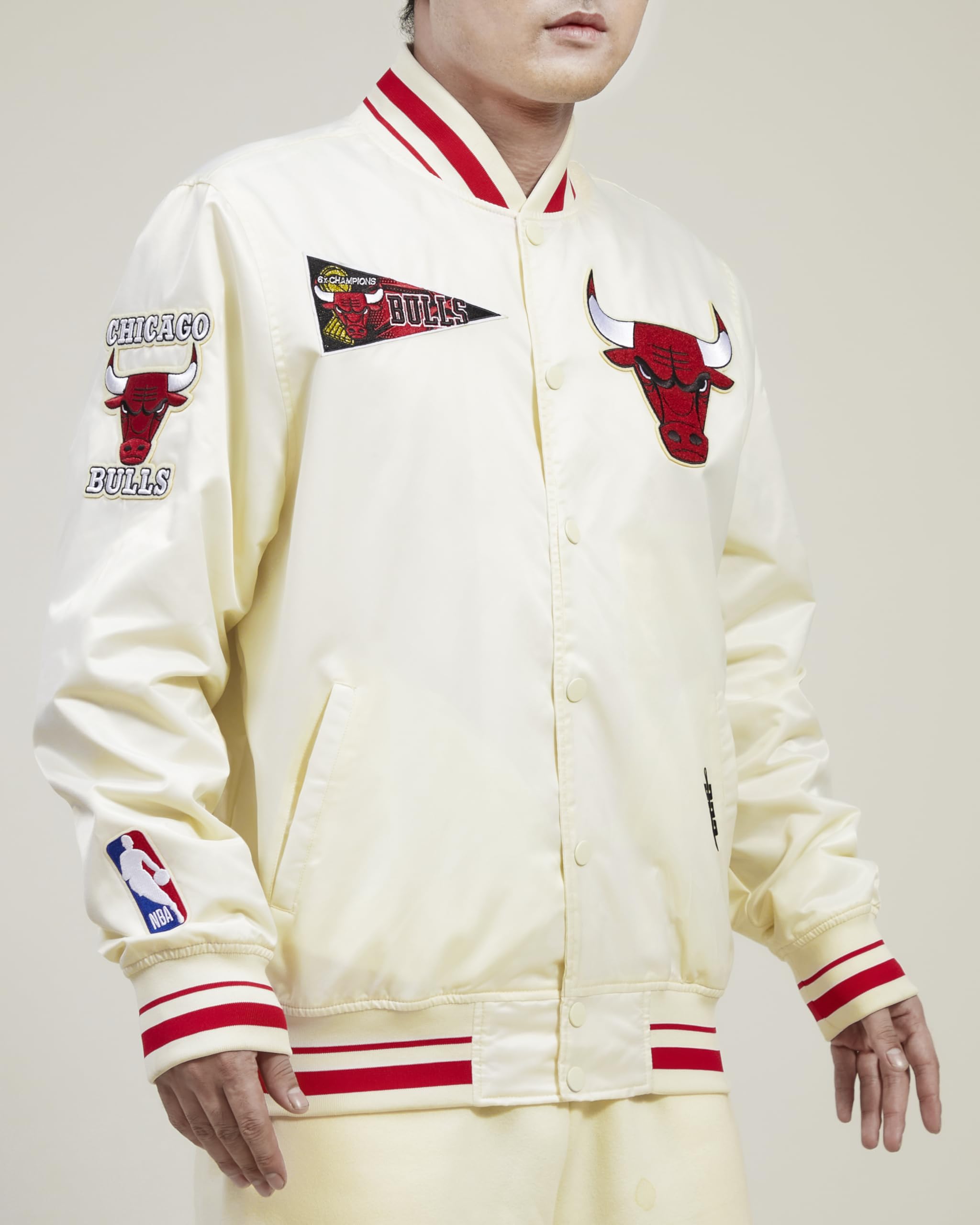Pro Standard Nba Retro Classics Pro Satin Yd Rib Jacket Chaqueta Hombre (Pack de 1)