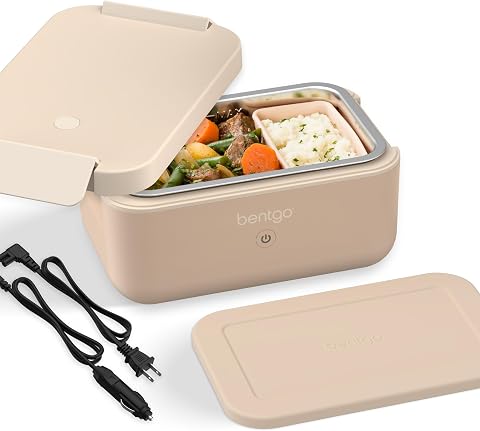Bentgo Heat Electric Lunch Box - Portable Food Warmer for Adults, Travel, Work, School