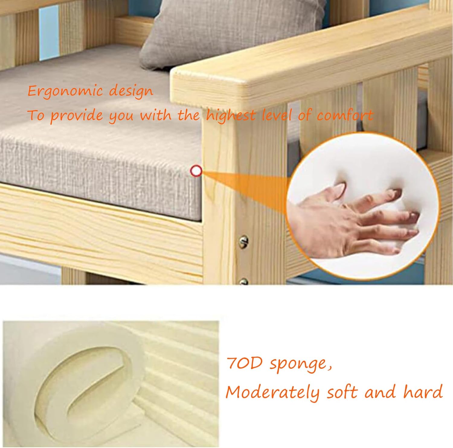 Personalized Bench Cushion, Custom Window Seat Chair Pad Waterproof Outdoor Indoor Furniture, Bay Sofa Renovation Garden Patio Optional Fabric Leather Linen Piping Size (Thickness: 4 inch)
