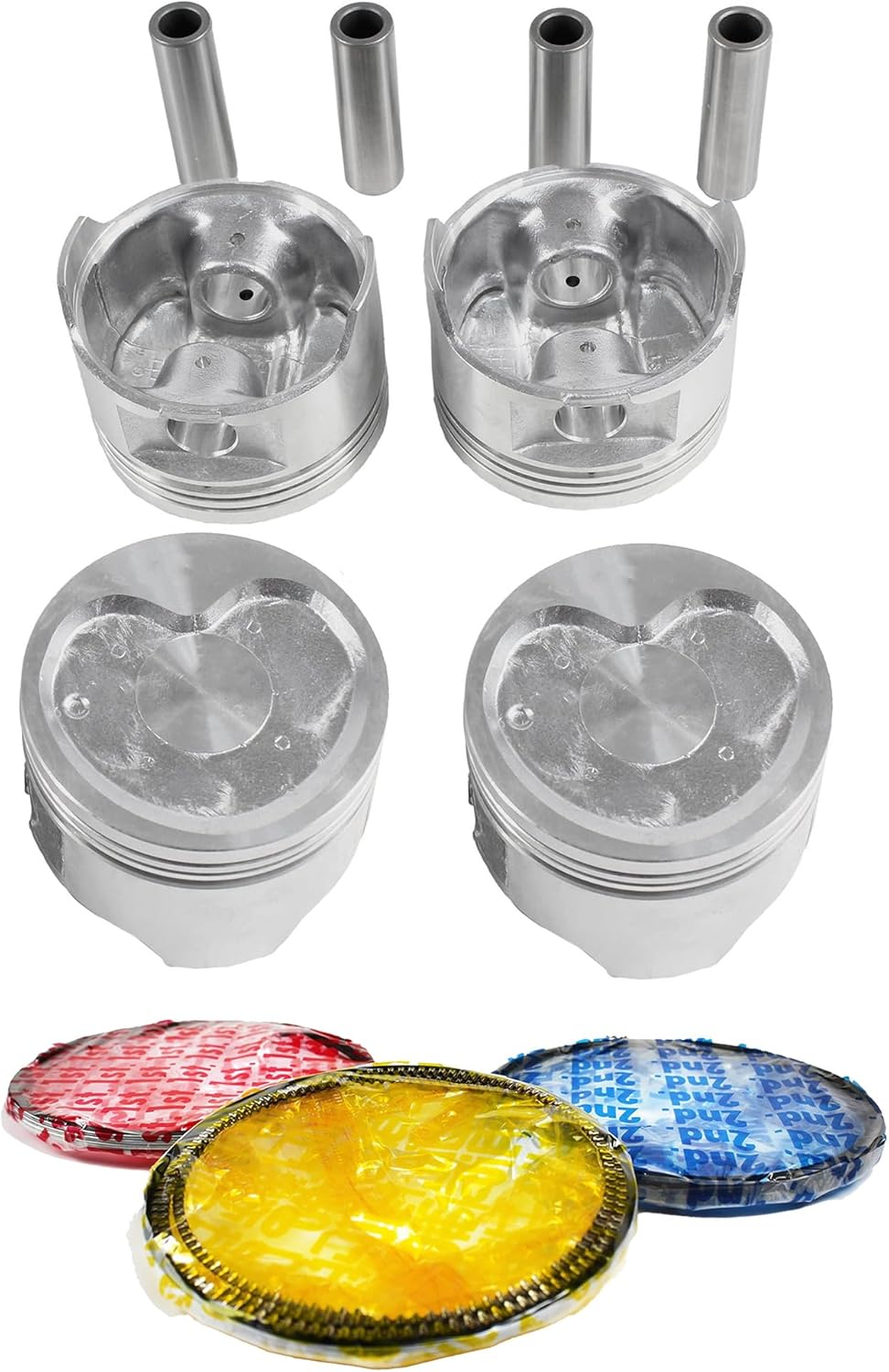 MA-5741125738-0 Pistons w/Rings Compatible With/For 83-88 Chevrolet 1.6L L4 SOHC 8v