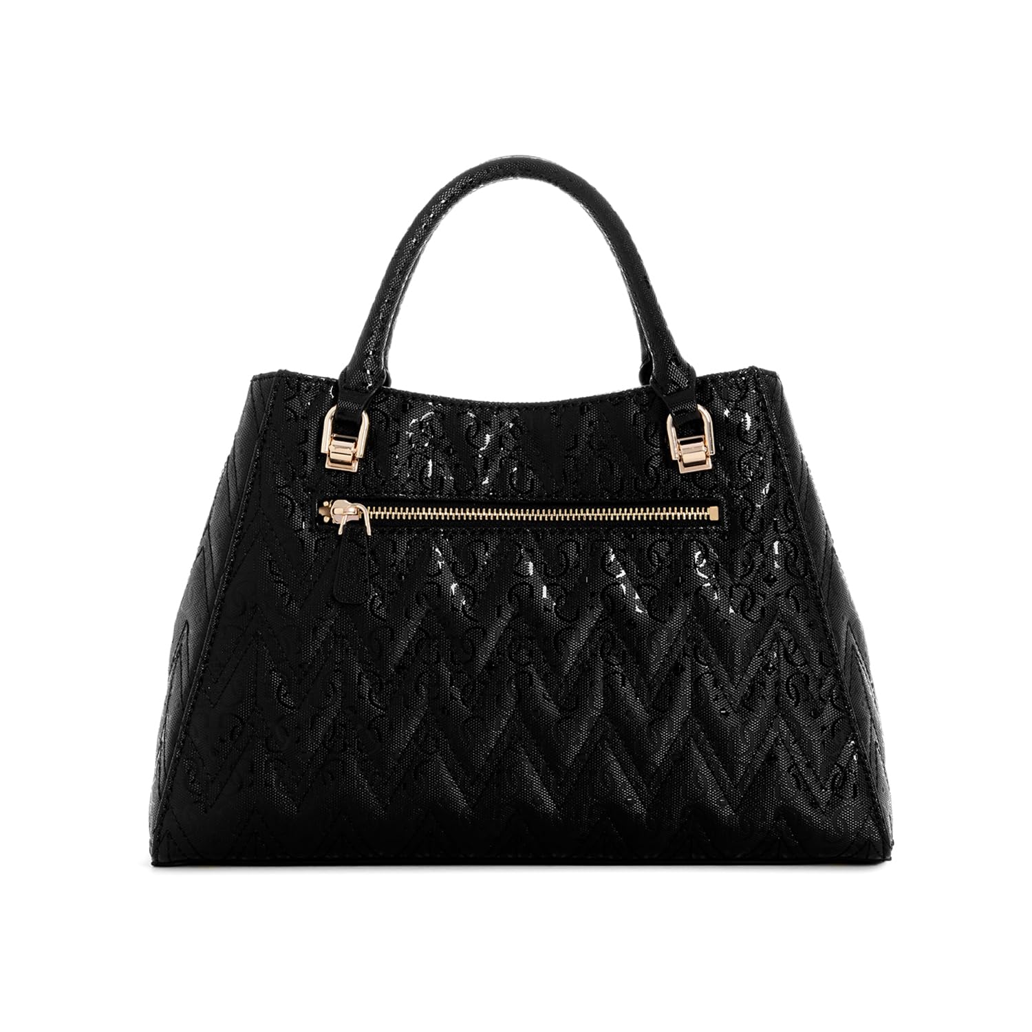 GUESS Adelard Girlfriend Damen-Handtasche, Schwarz, Schwarz, One Size, Adelard Girlfriend Satchel