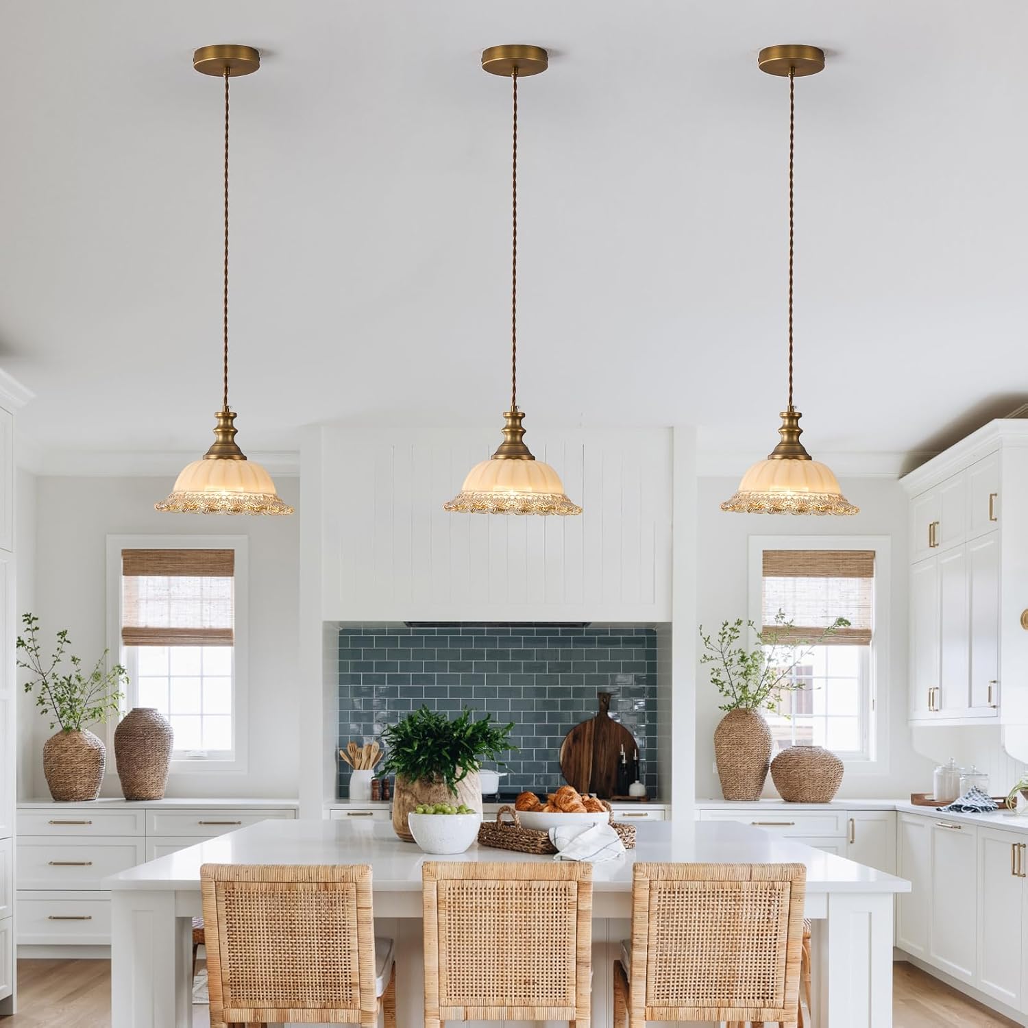 hddfl glass pendant lights modern pendant lighting fixtures 11.8 in hanging lamp for kitchen island bedroom dining room coffee shop hallway brown and brass brown and brass 1 light 11.8in