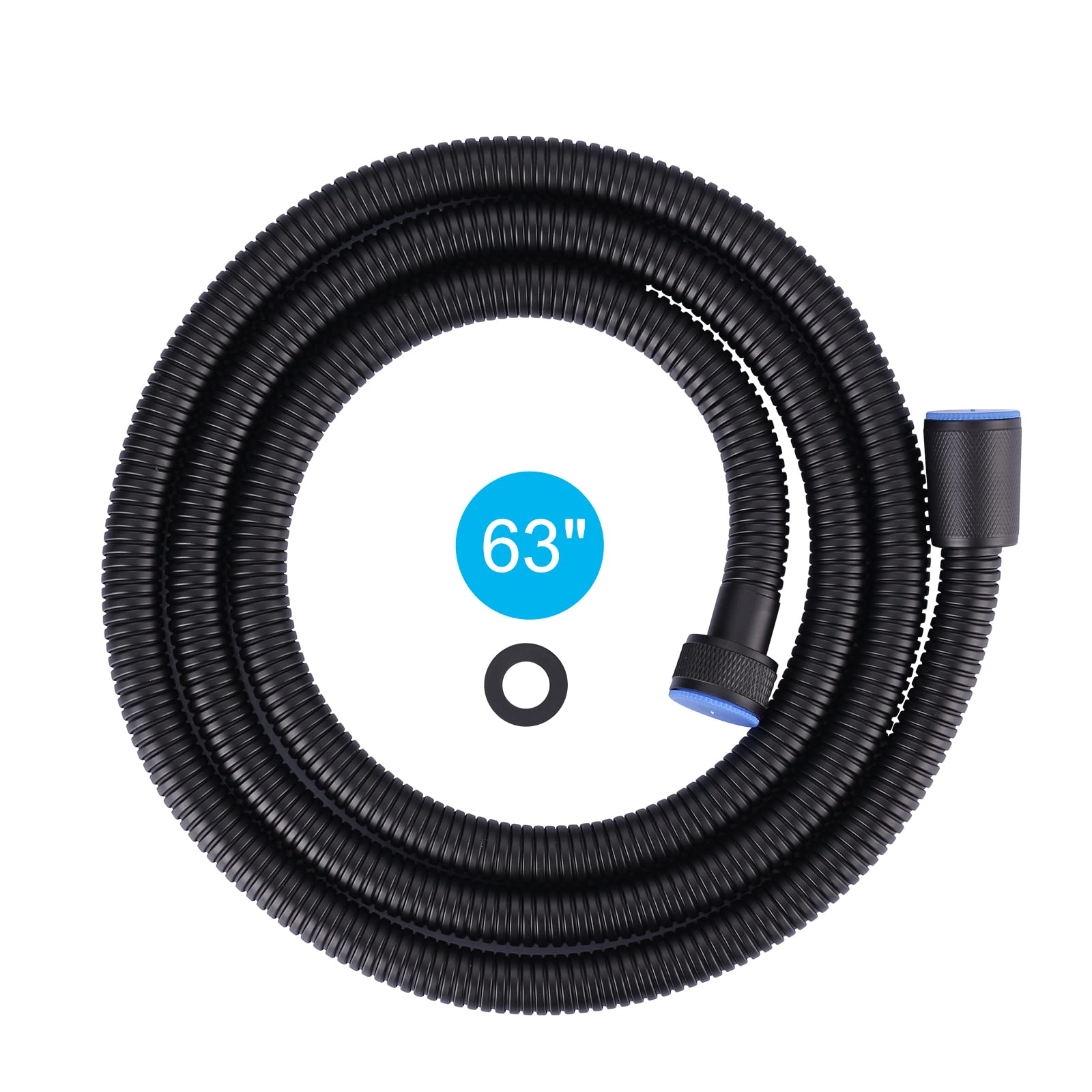 Tuyau de douche en acier inoxydable Aleasha 160 cm haute résistance