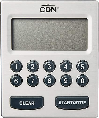 Miniatura 9 de Component Design CDN TM30 Temporizador de 2 alarmas con entrada directa 7 Plateado