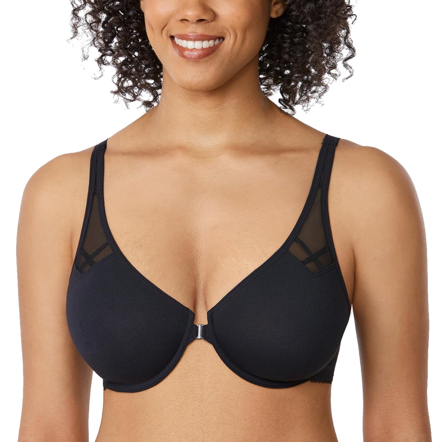 Front Closure Unlined Bra