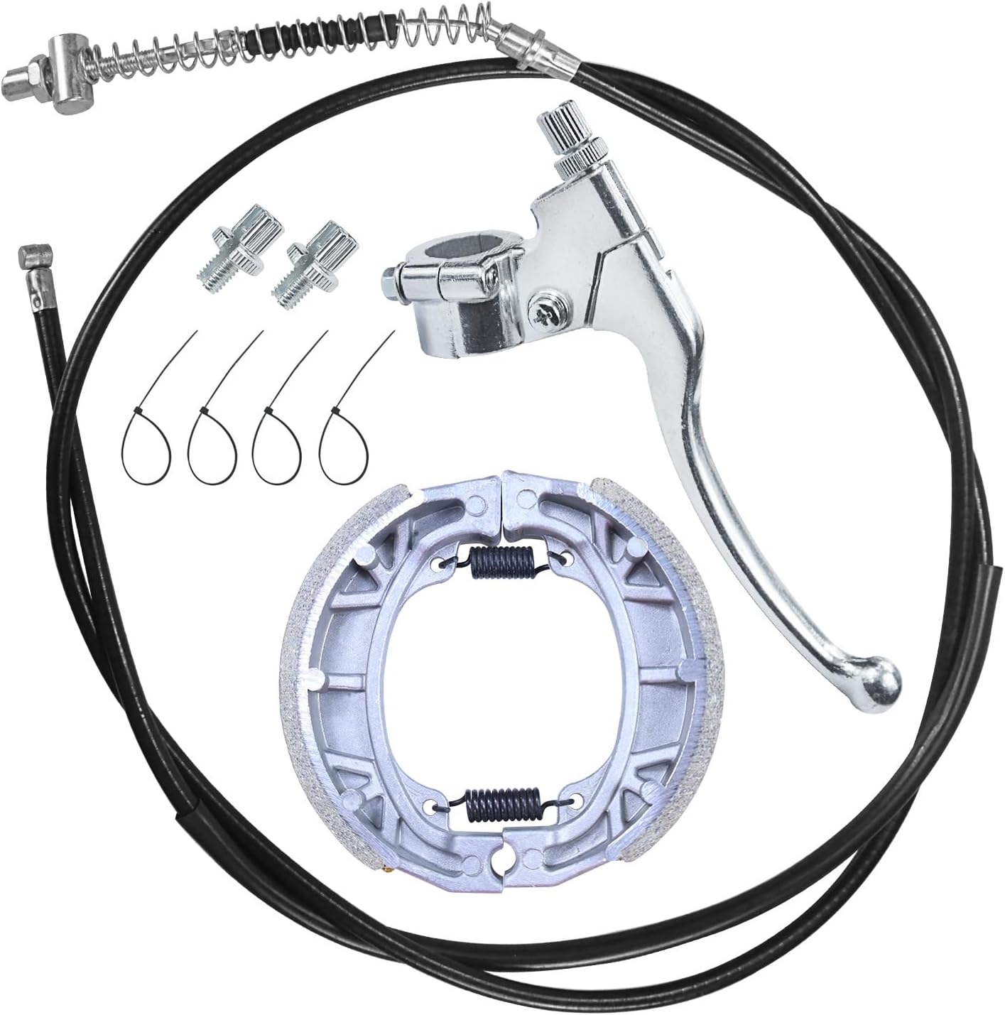 Acelerador Mini Baja Para Bicicleta Con Mango Y Kit De Agarre - Compatible Con Motor MB165 196cc 5.5 HP 7/8"