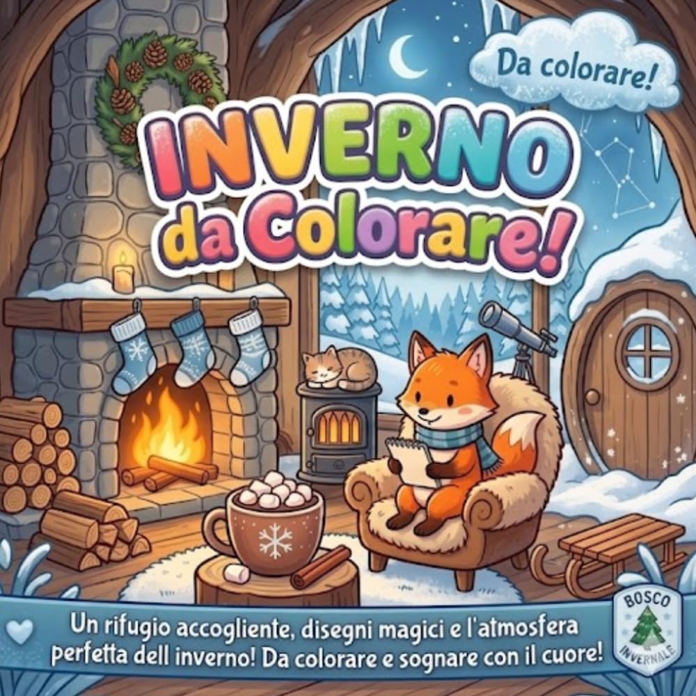 Inverno da colorare! (Libri da colorare!)