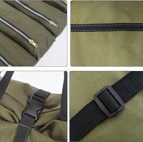 Miniatura 5 de Bolsa de almacenamiento de rollo de herramientas multiusos, bolsa de rollo de herramientas, funda de transporte portátil, diseño de bolsillo de gran