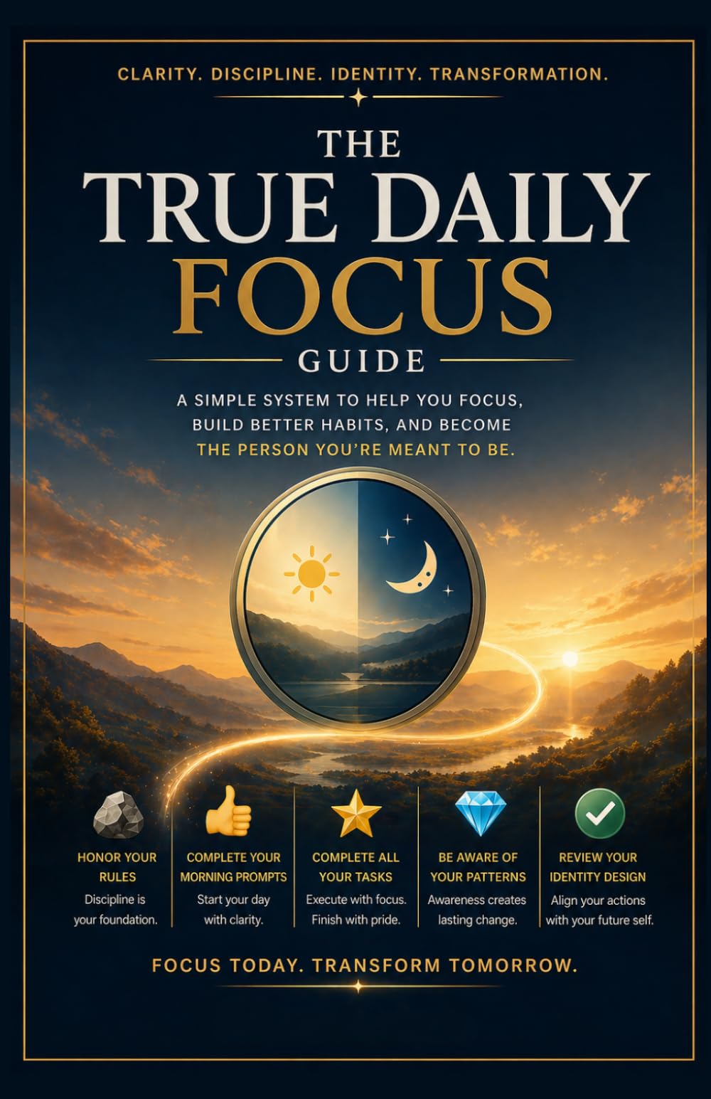 The True Daily Focus Guide: Focus Today, Transform Tomorrow