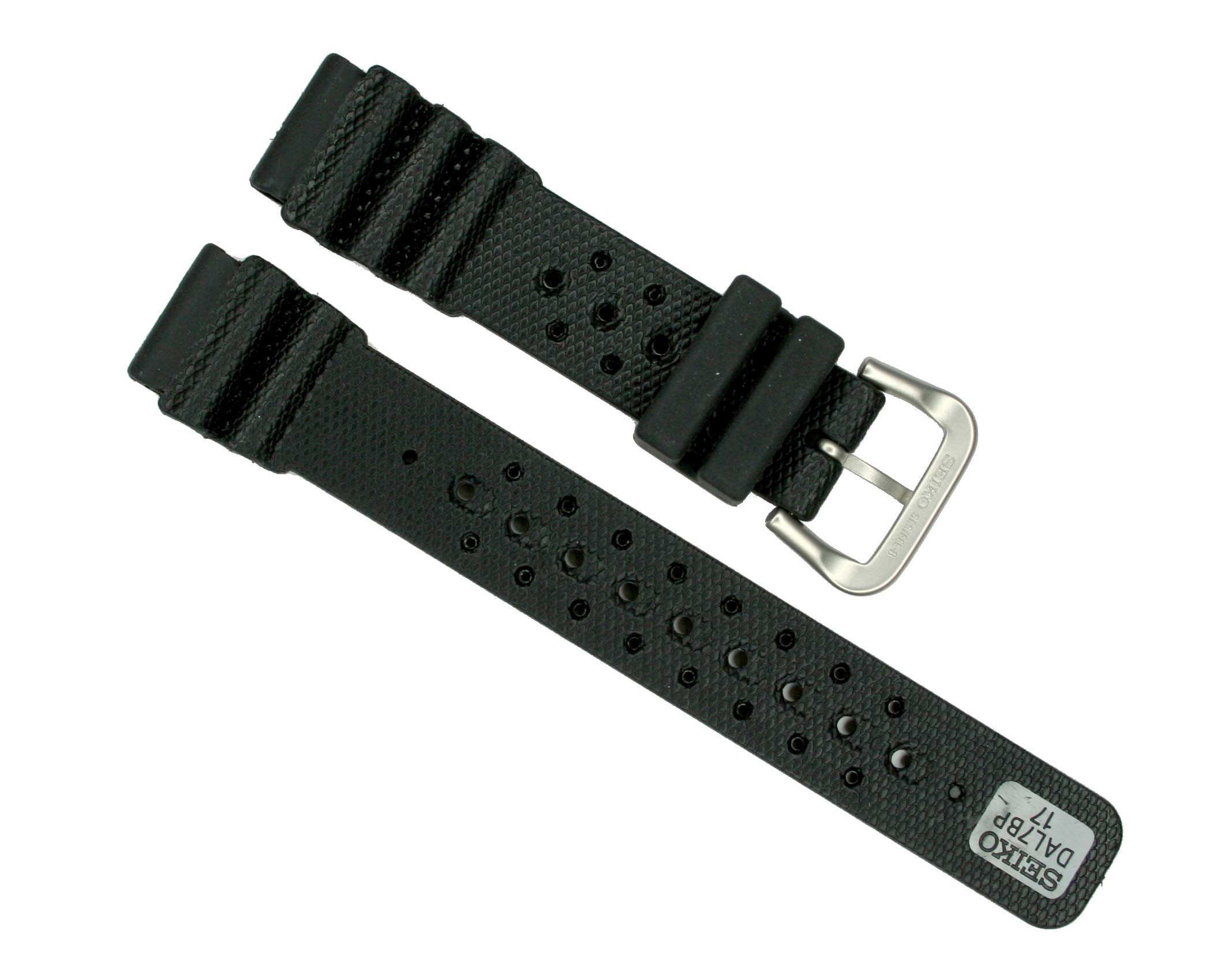 SEIKO Genuine Divers Urethane Rubber Watch Band DAL7BP 17mm