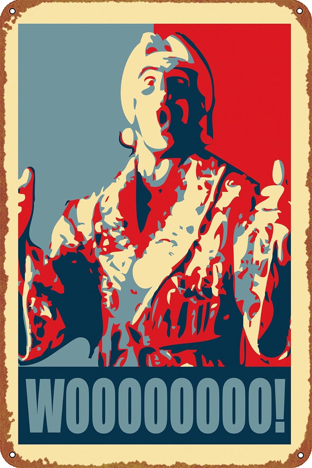 Amazon.com : Ric Flair Woo Hope Wcw Four Horsemen Funny Plaque Poster ...