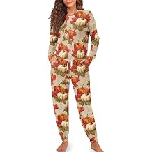 Drawstring Pajamas for Women Set 2 Pieces Long Sleeve Lounge Sets Cozy Soft Winter Pjs Plus Size Sleepwear