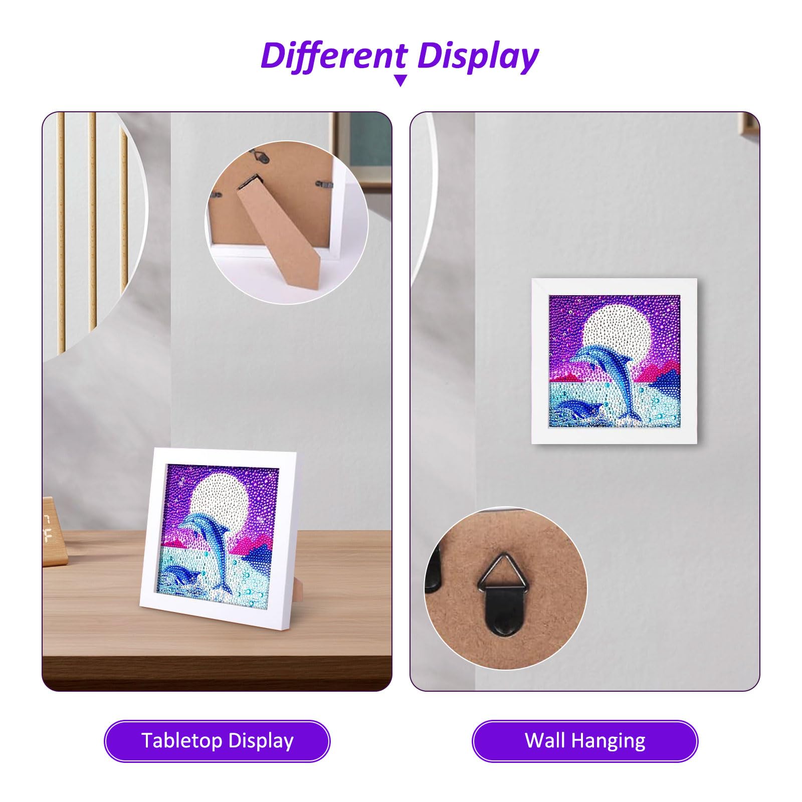 Kit Diamond Painting Adulte Tracteur - 30x40 Cm, 5D Strass Ronds, Art DIY Déco Maison - 4