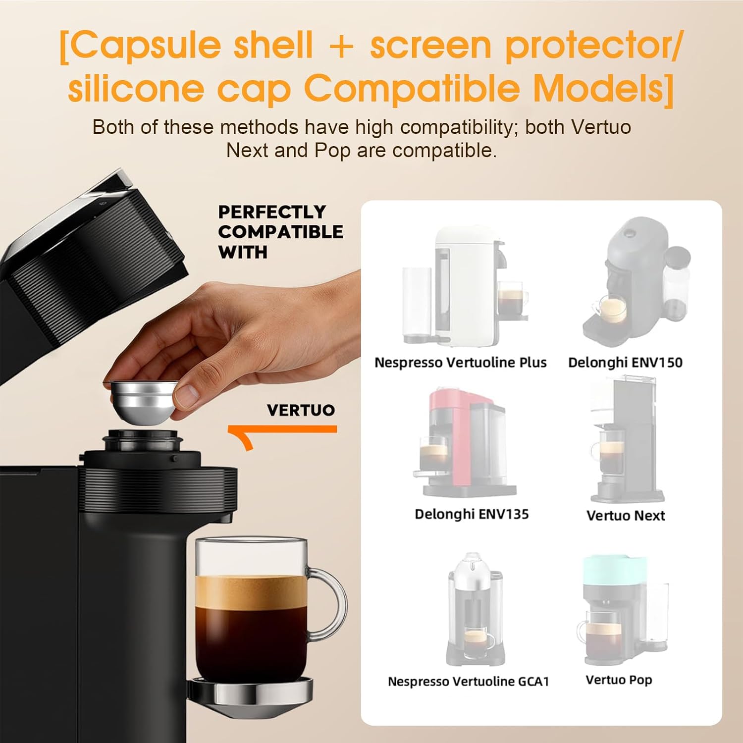 Reusable Mug-Size Coffee Pod for Nespresso Vertuo Pop, Next, Plus image 2