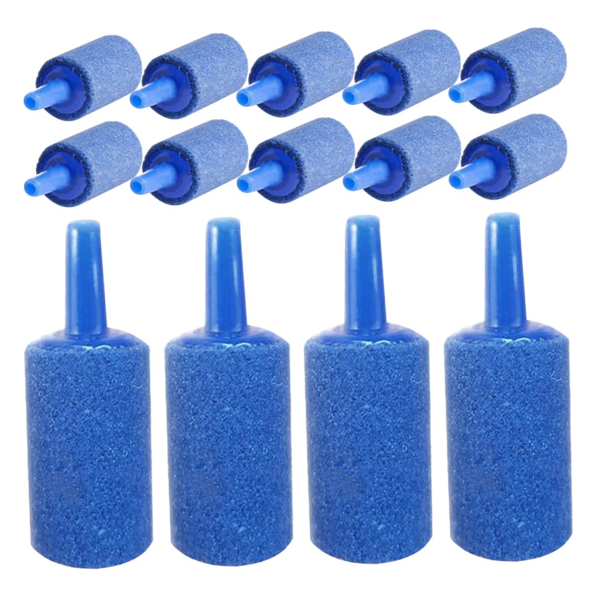 80 Pezzi Pietra Ossigeno Acquario Cilindrica Piccola per Aerazione Vasche Pesci Diffusore Bolle Uniformi Resistente e Facile da Pulire per Laghetti e Sistemi Idroponici