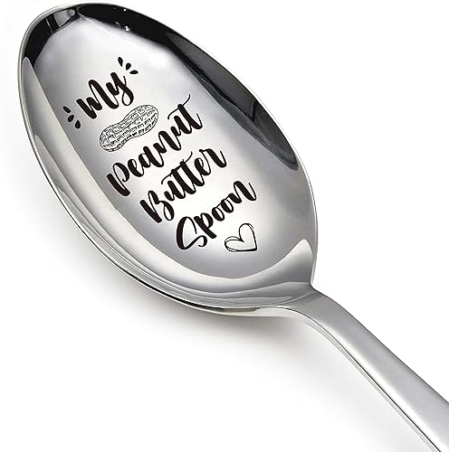 Miniatura 9 de Myakako Divertida cuchara de café expreso de acero inoxidable grabada, cuchara de café y helado para amantes del café, ratones de biblioteca,