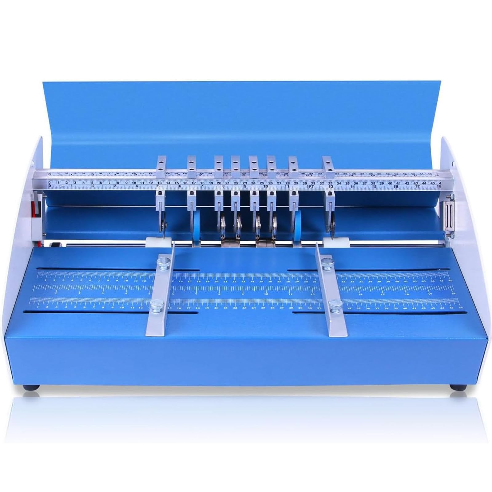 Máquina de plegado eléctrica, marcador de línea punteada multifuncional, profundidad ajustable, 3 en 1, resistente para libros, fotos, eficiente y duradera