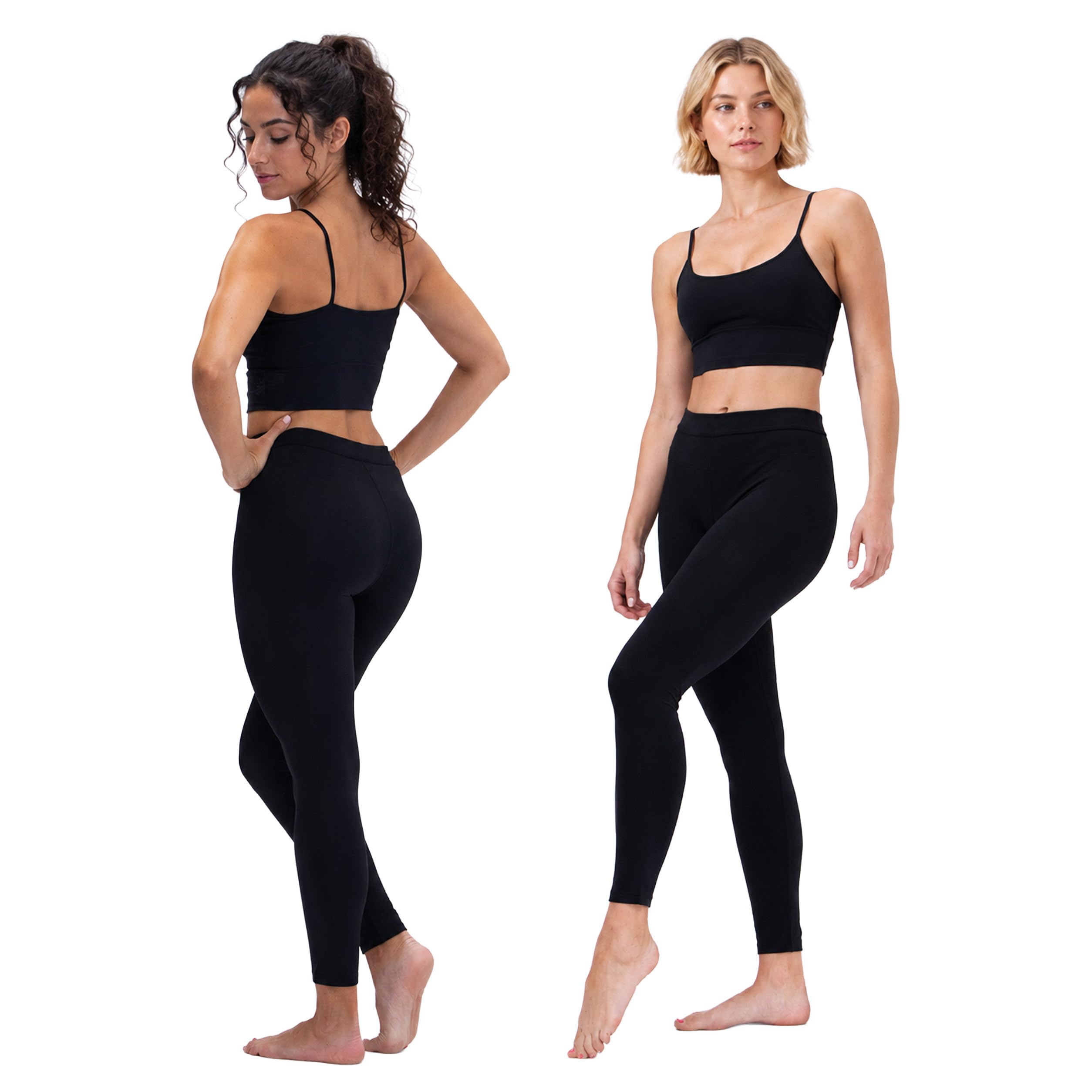 DEVOPS 2 Pack High Waisted Leggings
