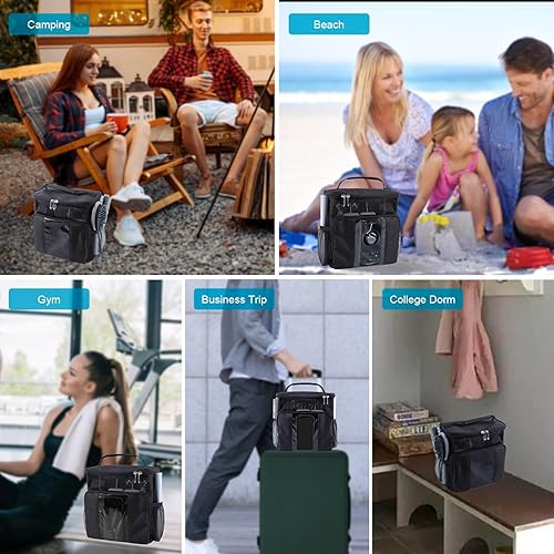 Miniatura 7 de Olosar Organizador de ducha, neceser colgante para dormitorio, artículos esenciales de habitación para estudiantes universitarios, artículos